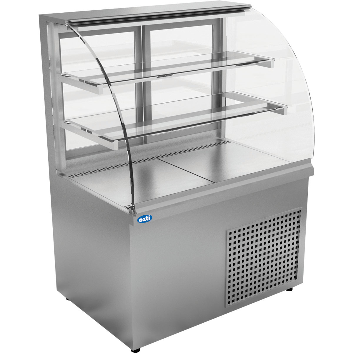 Curved Glass Display Unit Cold