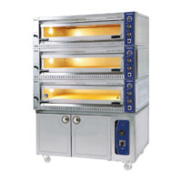 Multiporpose Oven W /Fermantation Cabinet Triple Decks